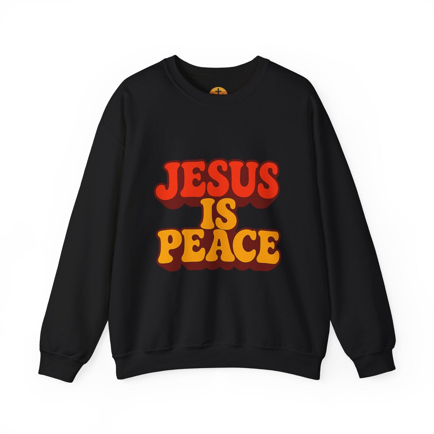 Jesus is Peace Crewneck Sweatshirt, Comfortable Unisex Pullover, Faith-Based Gift, Cozy Casual Wear, Perfect for Church or Family Gatherings