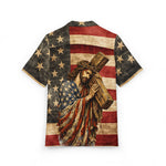 Patriotic Jesus Hawaiian Shirt