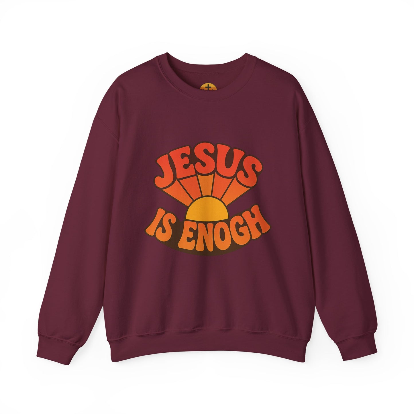 Faith-Based Crewneck Sweatshirt - Jesus is Enough, Cozy Religious Apparel, Inspirational Gift, Unisex Sweatshirt, Christian Fashion