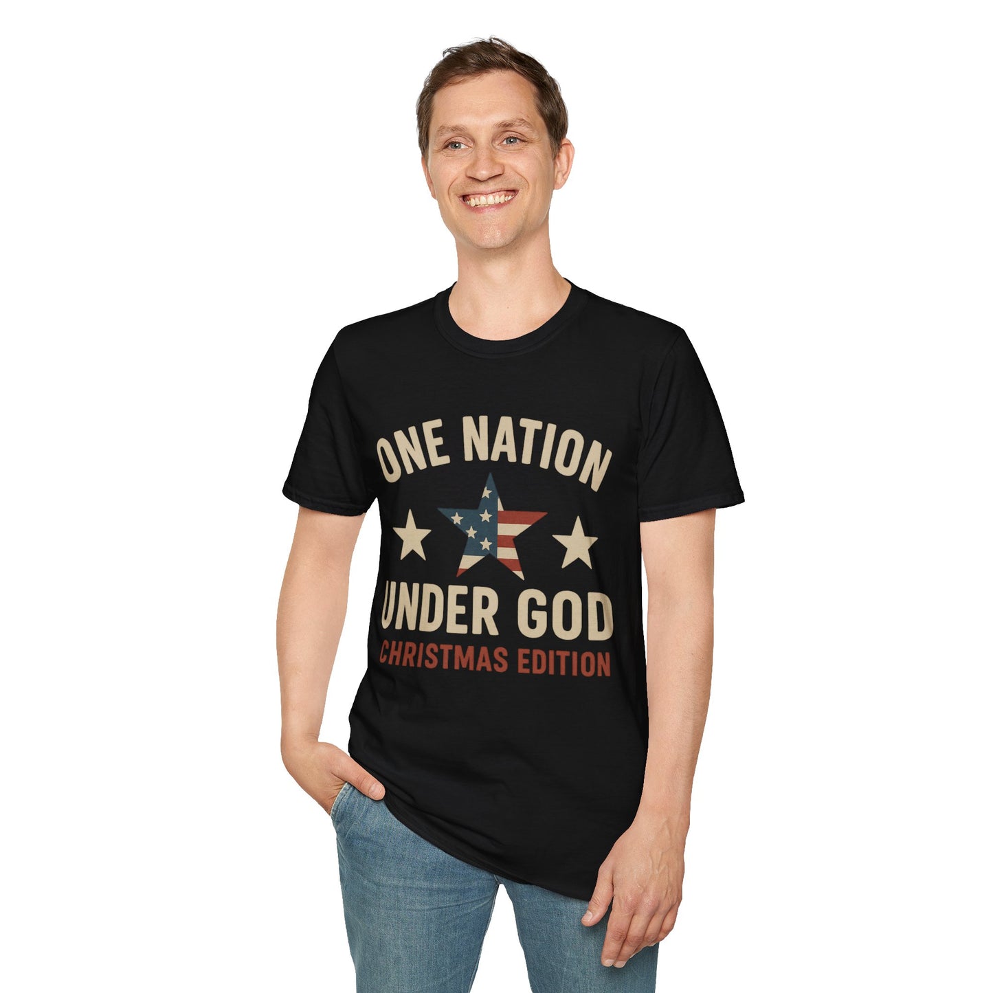 Christmas Collection- One Nation Under God T-Shirt