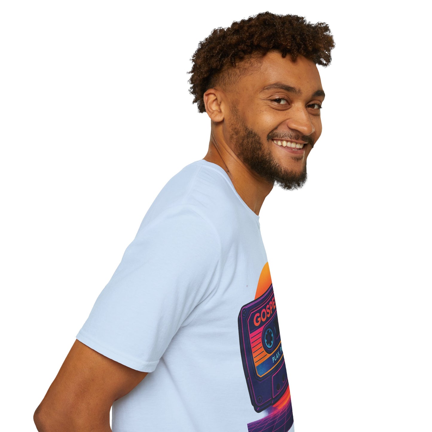 Retro Gospel Jams T-Shirt | Vintage Music Tee, Unisex Gift, 80s Nostalgia, Classic Style, Play Repeat Shirt