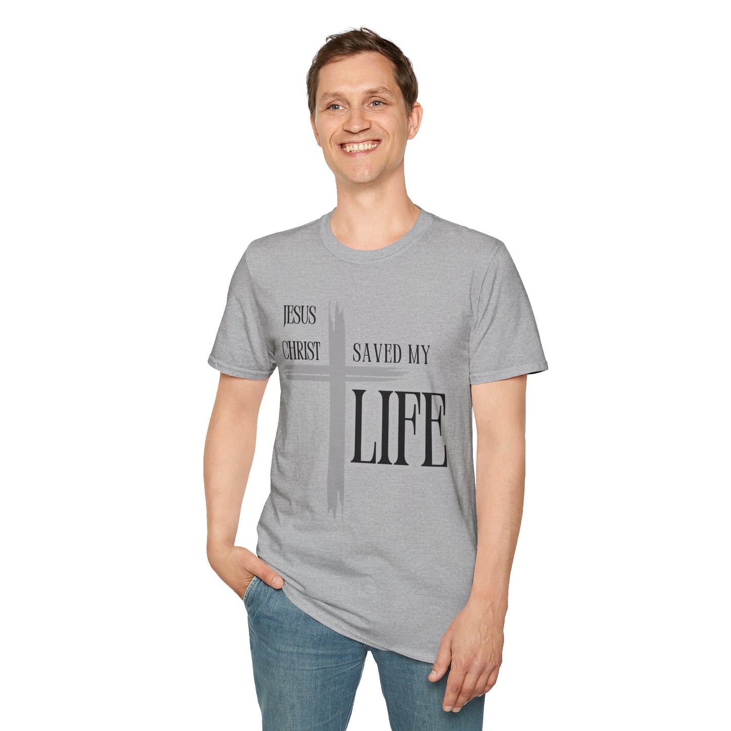 Religious T-Shirt - Jesus Saved My Life
