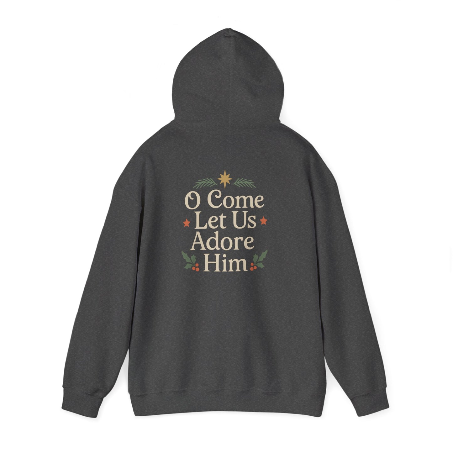 Christmas Collection- O Come Let Us Adore Him Hoodie