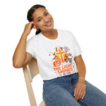 Halloween Themed Unisex T-Shirt, Spooky Fall Fashion, Cute Halloween Tee, Christian Faith Shirt, Gift for Halloween Lovers