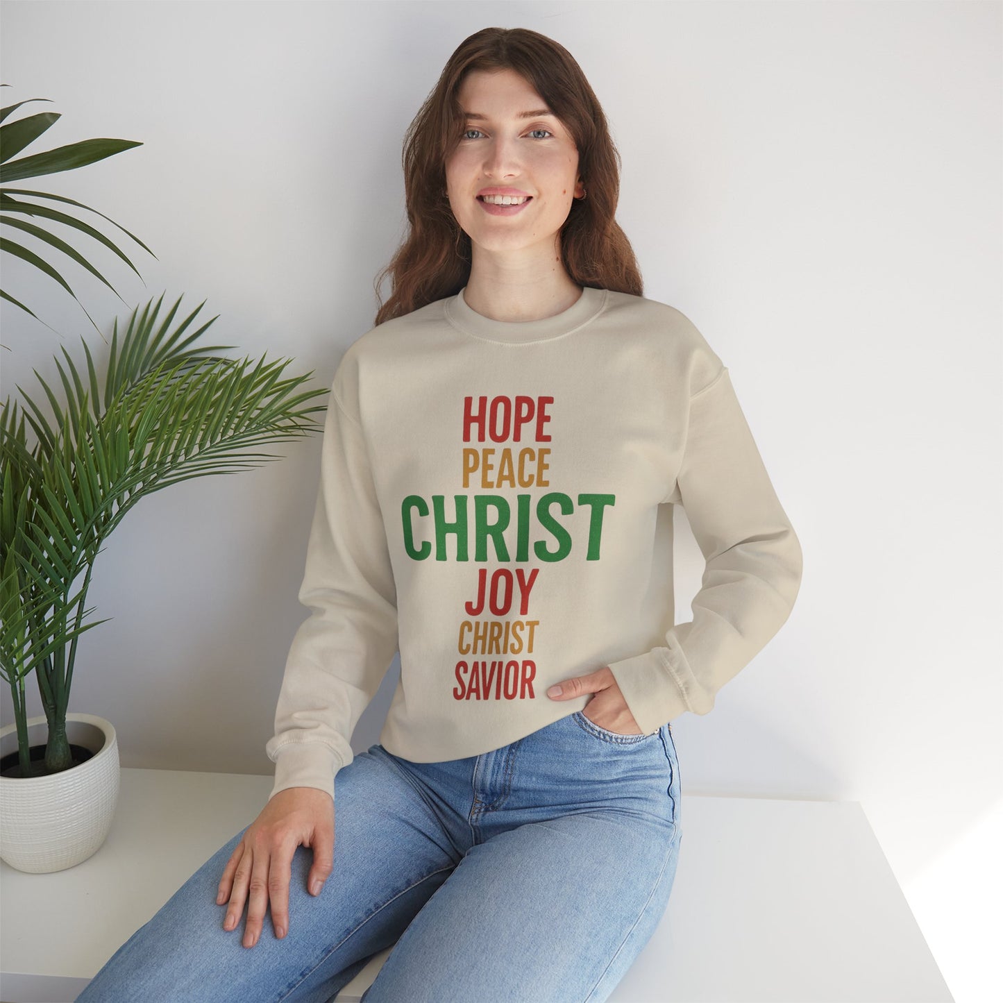 Christmas Collection- Hope, Peace Sweater