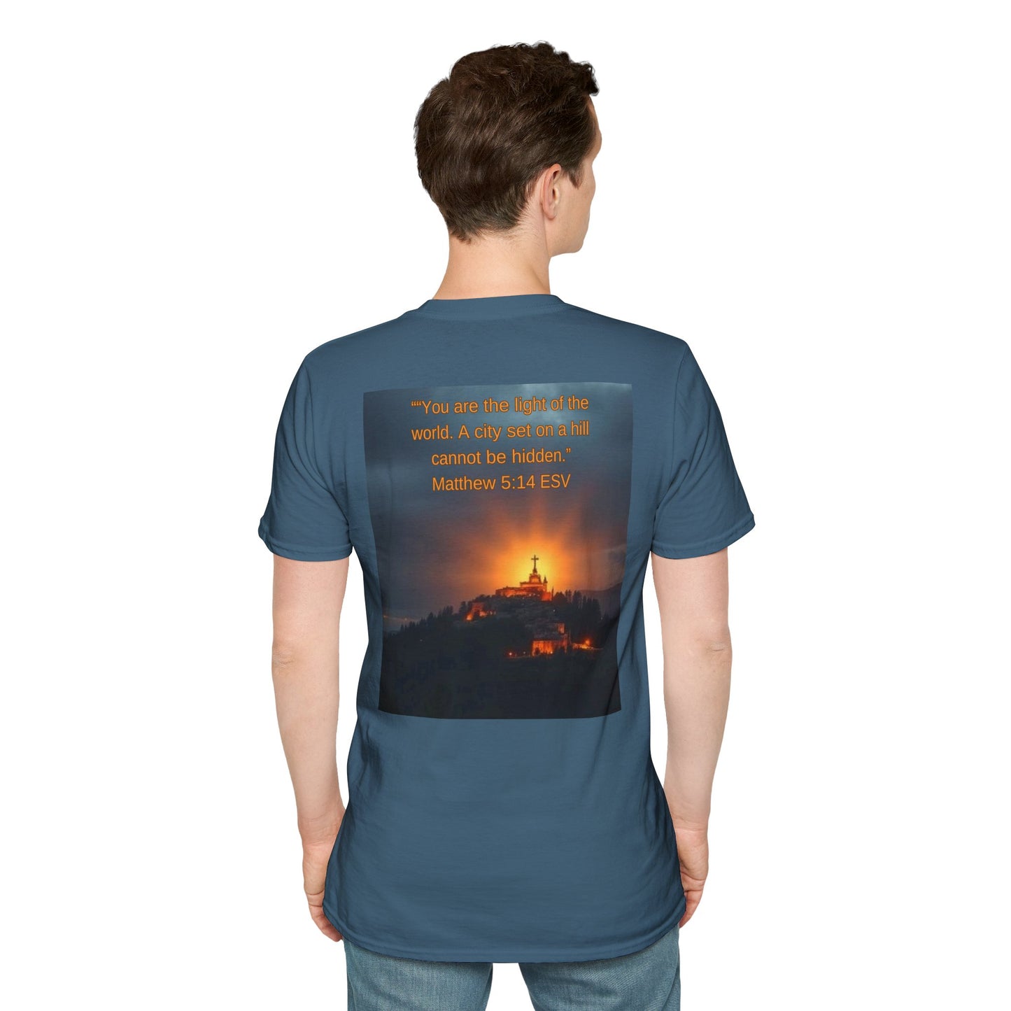 Christian Verse Unisex Tee 'You are the light of the world'