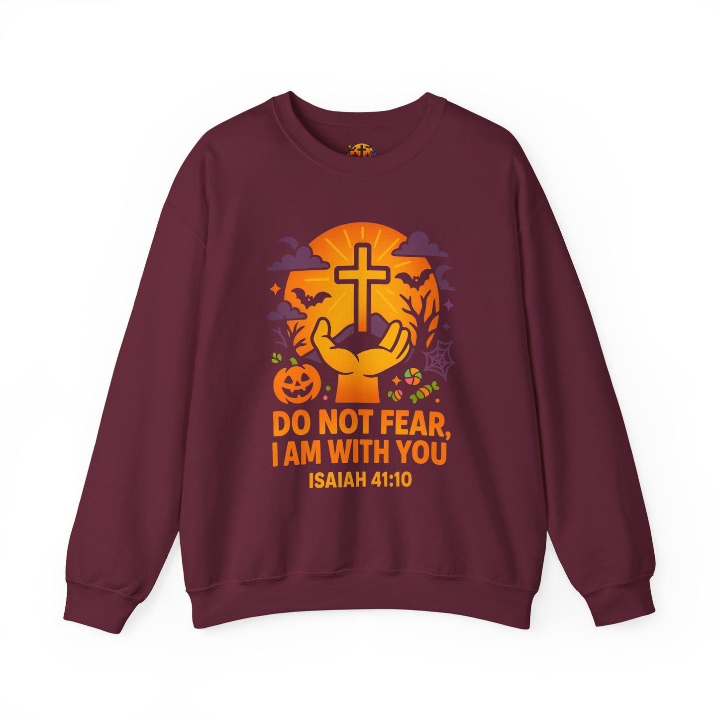 Faith-Inspired Crewneck Sweatshirt, Cozy Christian Apparel, Comfortable Gift for Believers, Fall Fashion, Religious Holiday Style