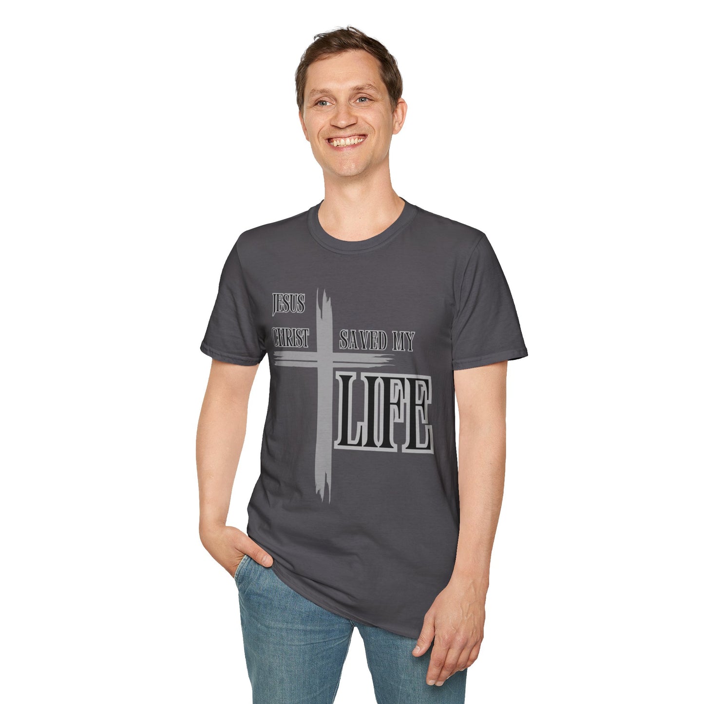 Religious T-Shirt - Jesus Saved My Life