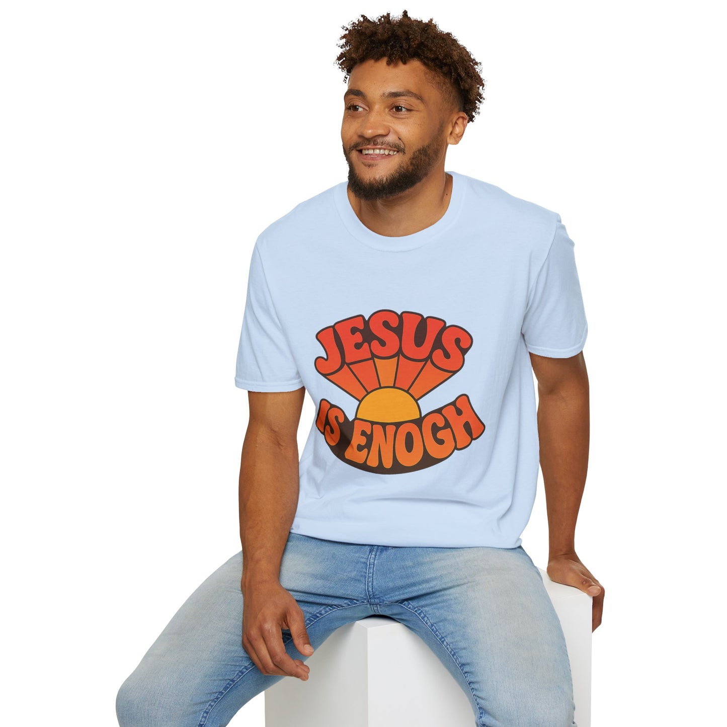Sunrise Jesus Inspirational T-Shirt, Faith Shirt, Christian Apparel, Unisex Tee, Gift for Believers, Summer Style, Motivational Wear