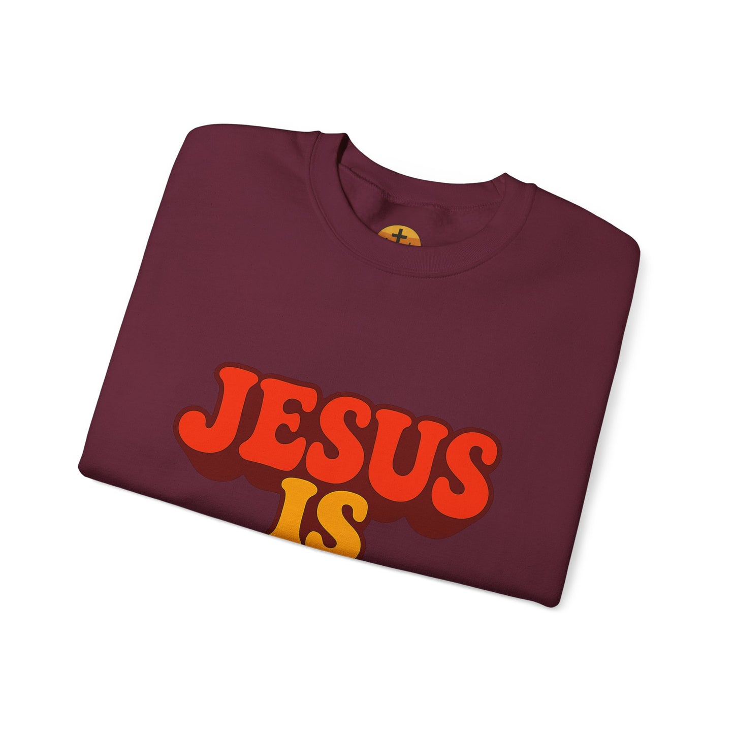 Jesus is Peace Crewneck Sweatshirt, Comfortable Unisex Pullover, Faith-Based Gift, Cozy Casual Wear, Perfect for Church or Family Gatherings