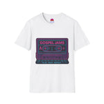 Retro Gospel Jams T-Shirt, 80s Style Tee, Music Lover Gift, Play Pray Repeat Shirt, Unisex Casual Wear