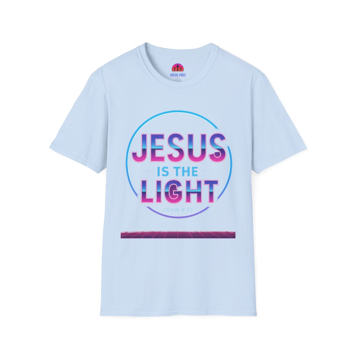 Jesus is the Light T-Shirt, Inspirational Shirt, Unisex Graphic Tee, Faith-Based Apparel, Christian Gift, Daily Wear