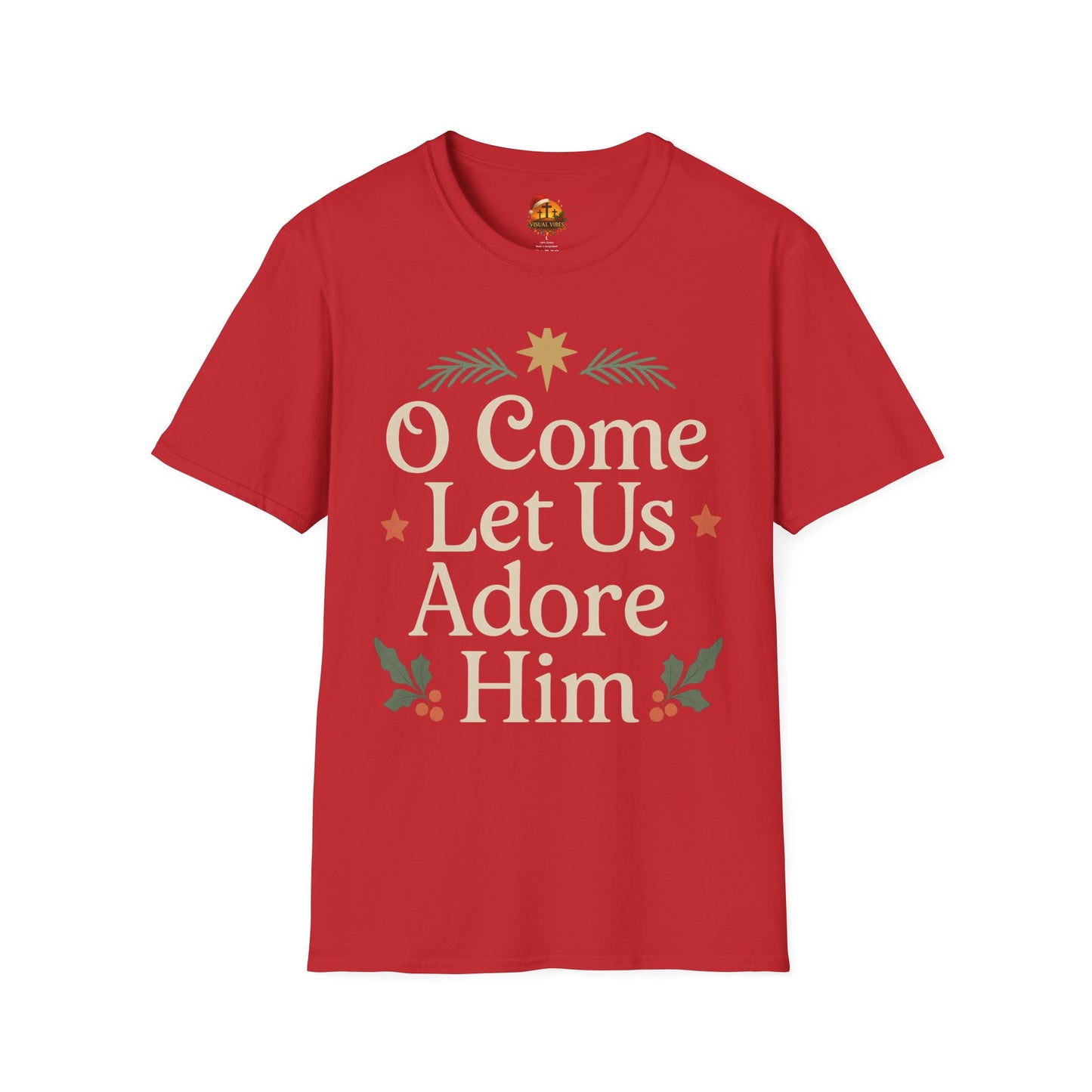 Christmas Collection- O Come Let Us Adore Him T-Shirt