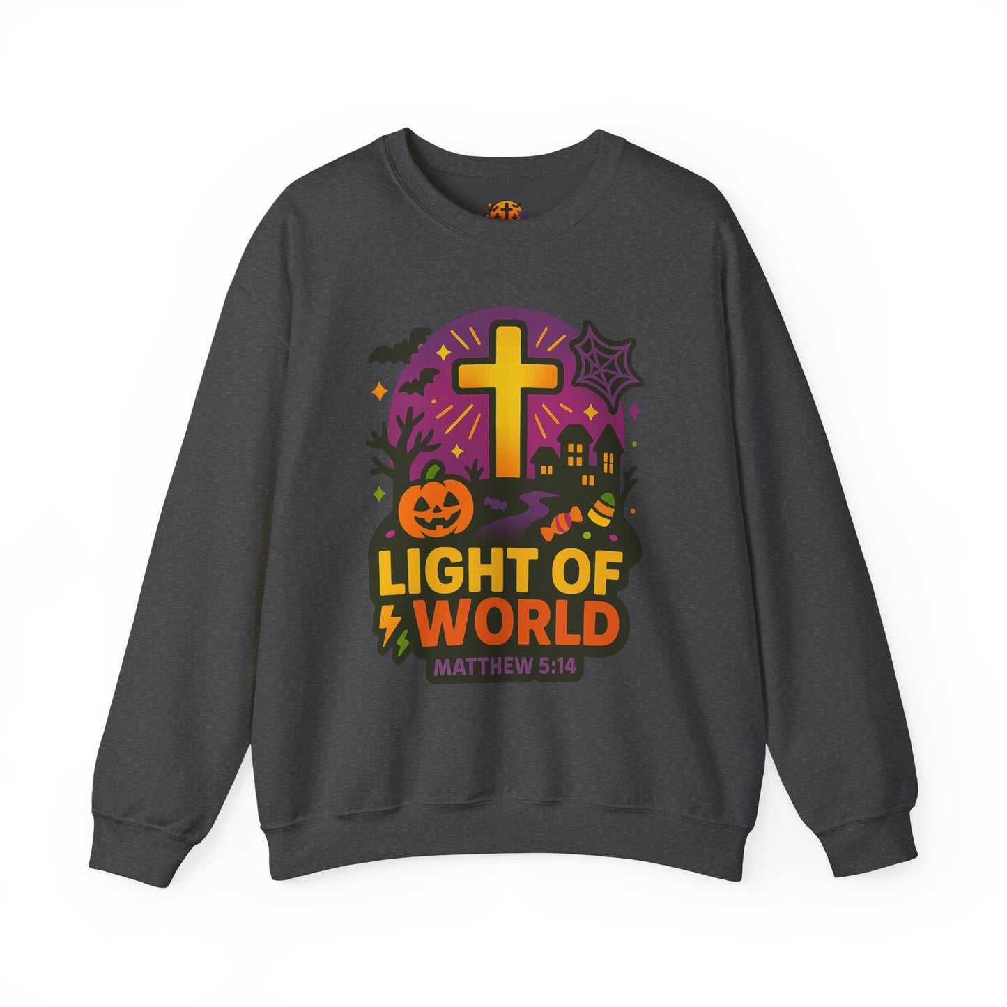 Light of the World Sweatshirt - Unisex Heavy Blend™, Christian Apparel, Fall Fashion, Cozy Gift, Inspirational Sweatshirt
