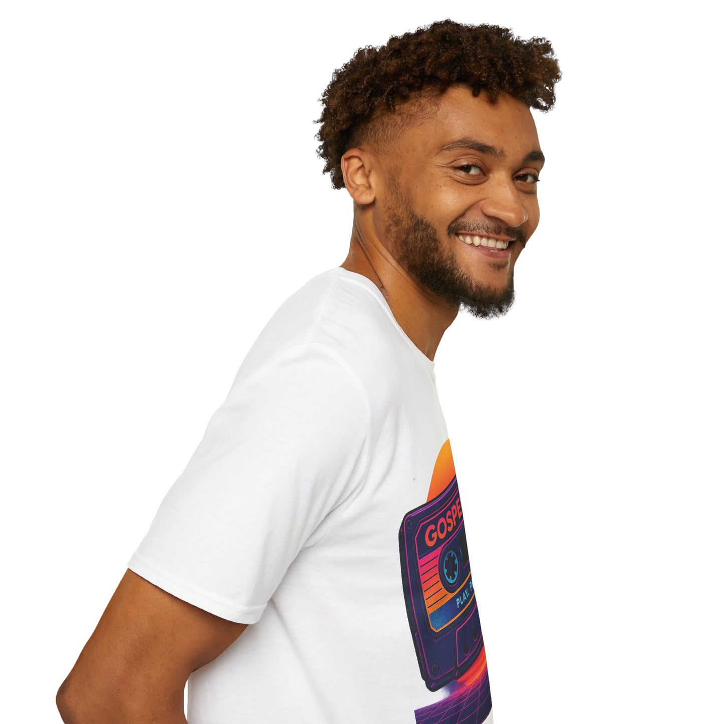 Retro Gospel Jams T-Shirt | Vintage Music Tee, Unisex Gift, 80s Nostalgia, Classic Style, Play Repeat Shirt