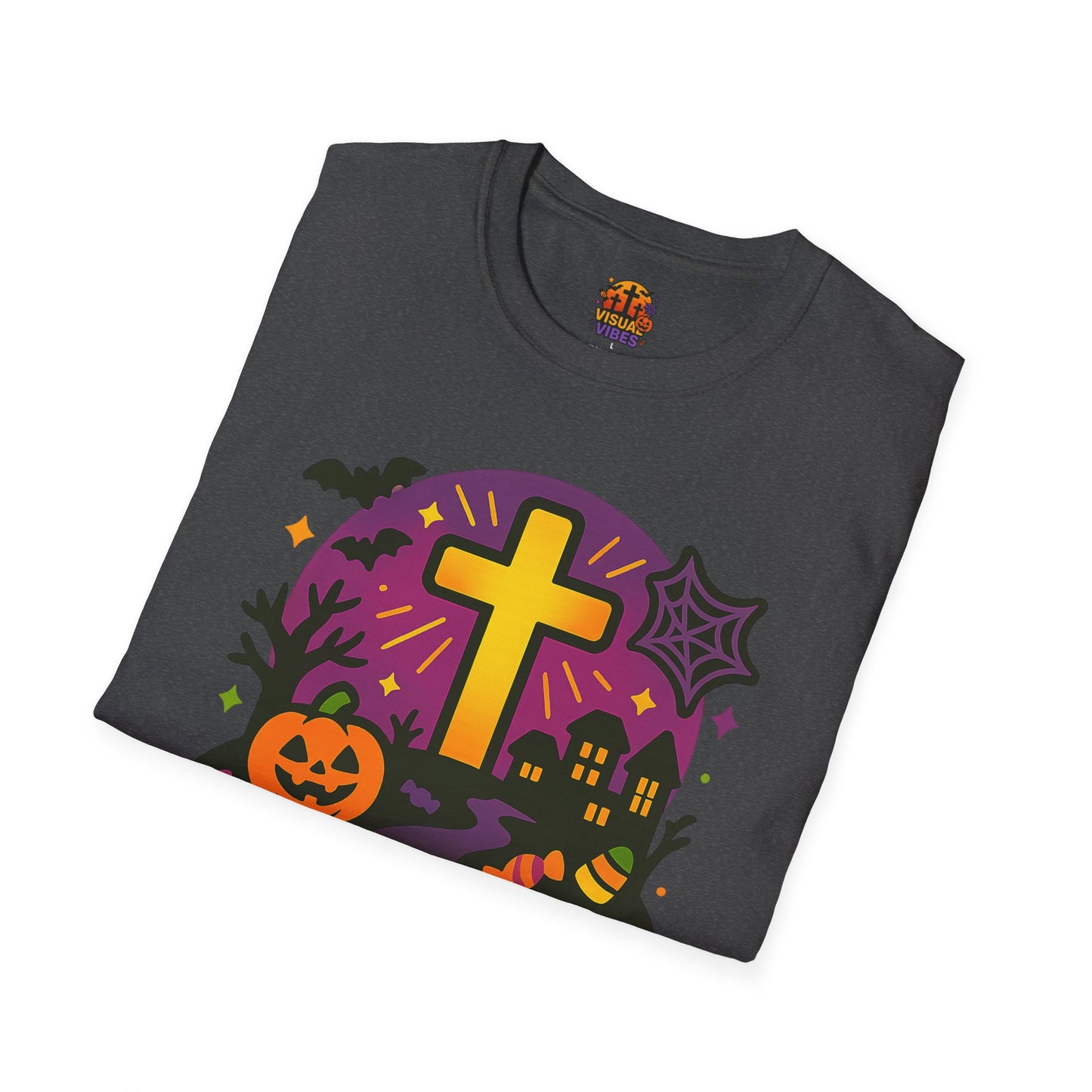 Halloween Faith T-Shirt, Light of World Shirt, Christian T-Shirt, Fall Festival Tee, Pumpkin Design Shirt, Matthew 5:16 Gift