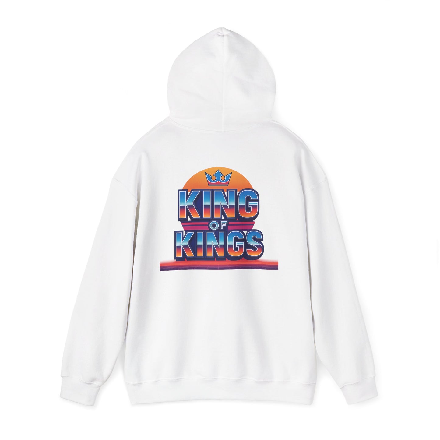 Retro King of Kings Unisex Hoodie, Cozy Sweatshirt, Vintage Style Pullover, Gift for Him/Her, Christian Apparel, Everyday Warmth