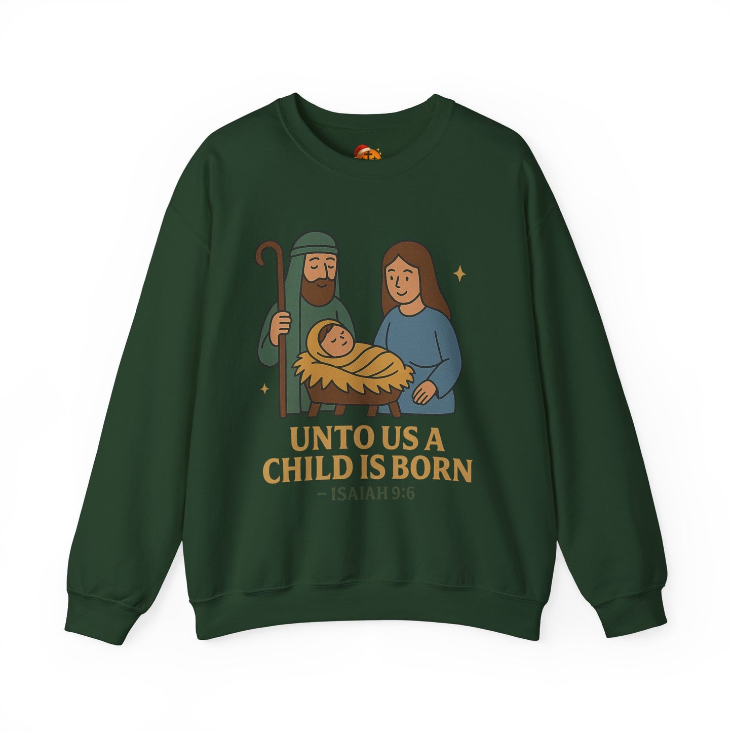Christmas Collection- Unto Us a Child Is Born Sweater