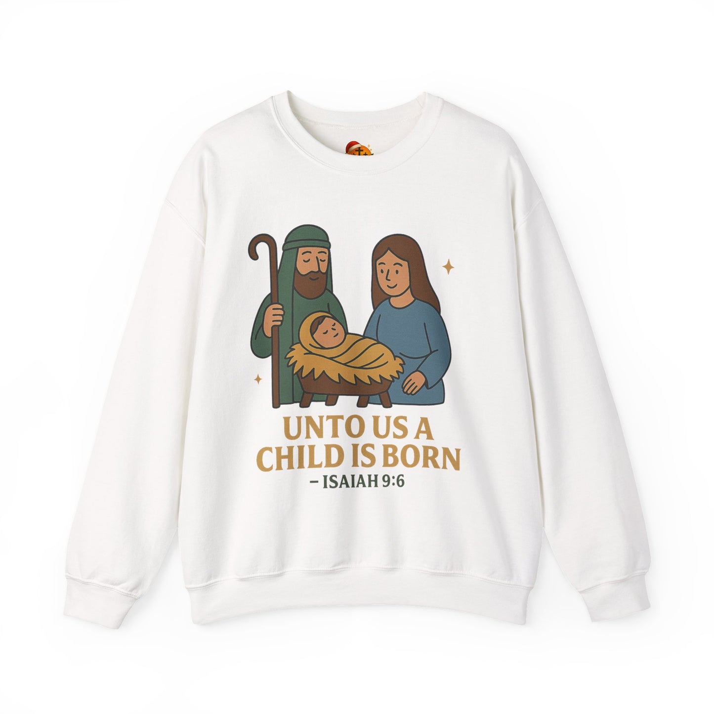 Christmas Collection- Unto Us a Child Is Born Sweater