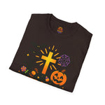 Inspirational Halloween T-Shirt, Motivational Graphic Tee, Fall Fashion, Unisex Halloween Shirt, Religious T-Shirt, Overcome Evil Apparel