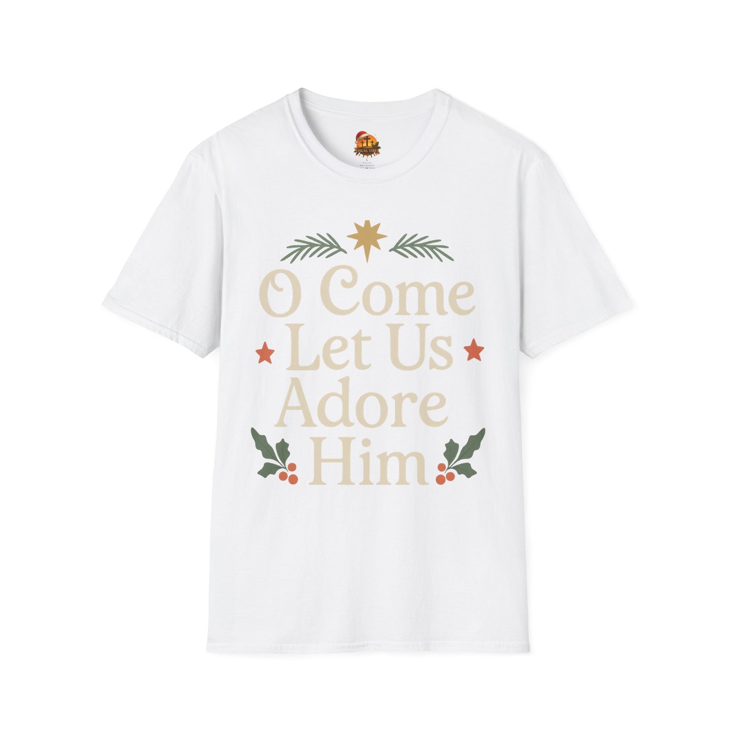 Christmas Collection- O Come Let Us Adore Him T-Shirt