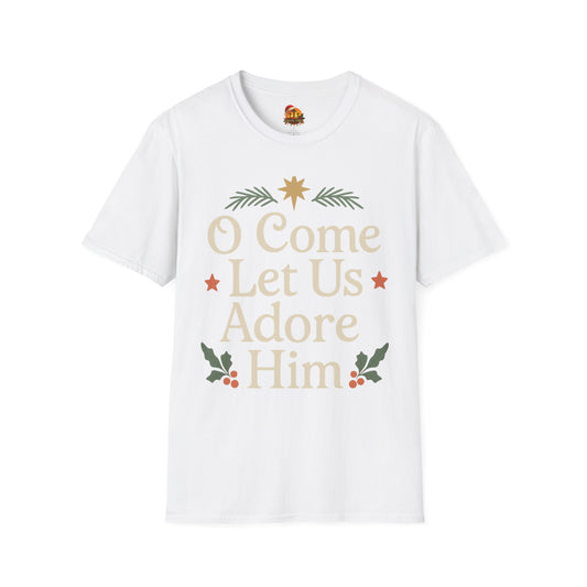 Christmas Collection- O Come Let Us Adore Him T-Shirt