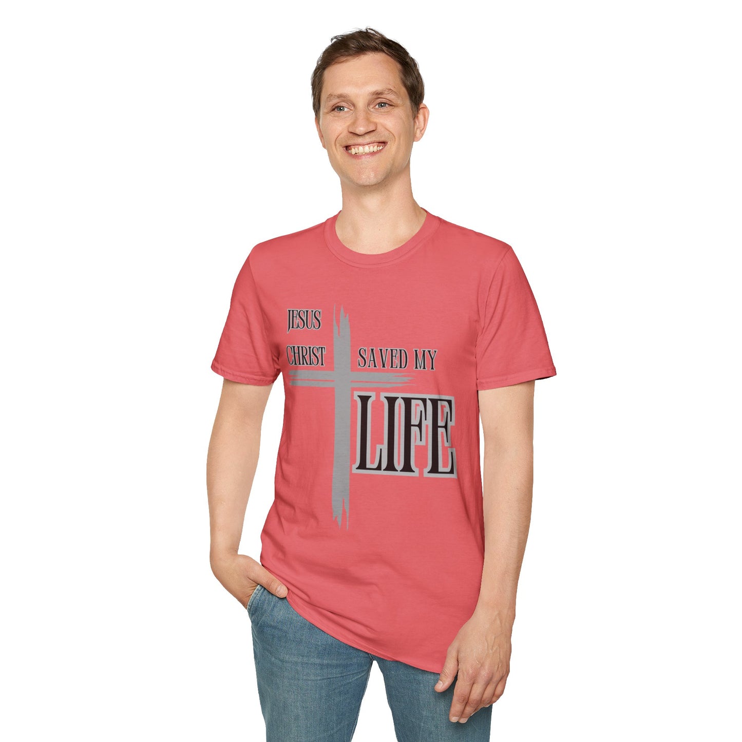 Religious T-Shirt - Jesus Saved My Life