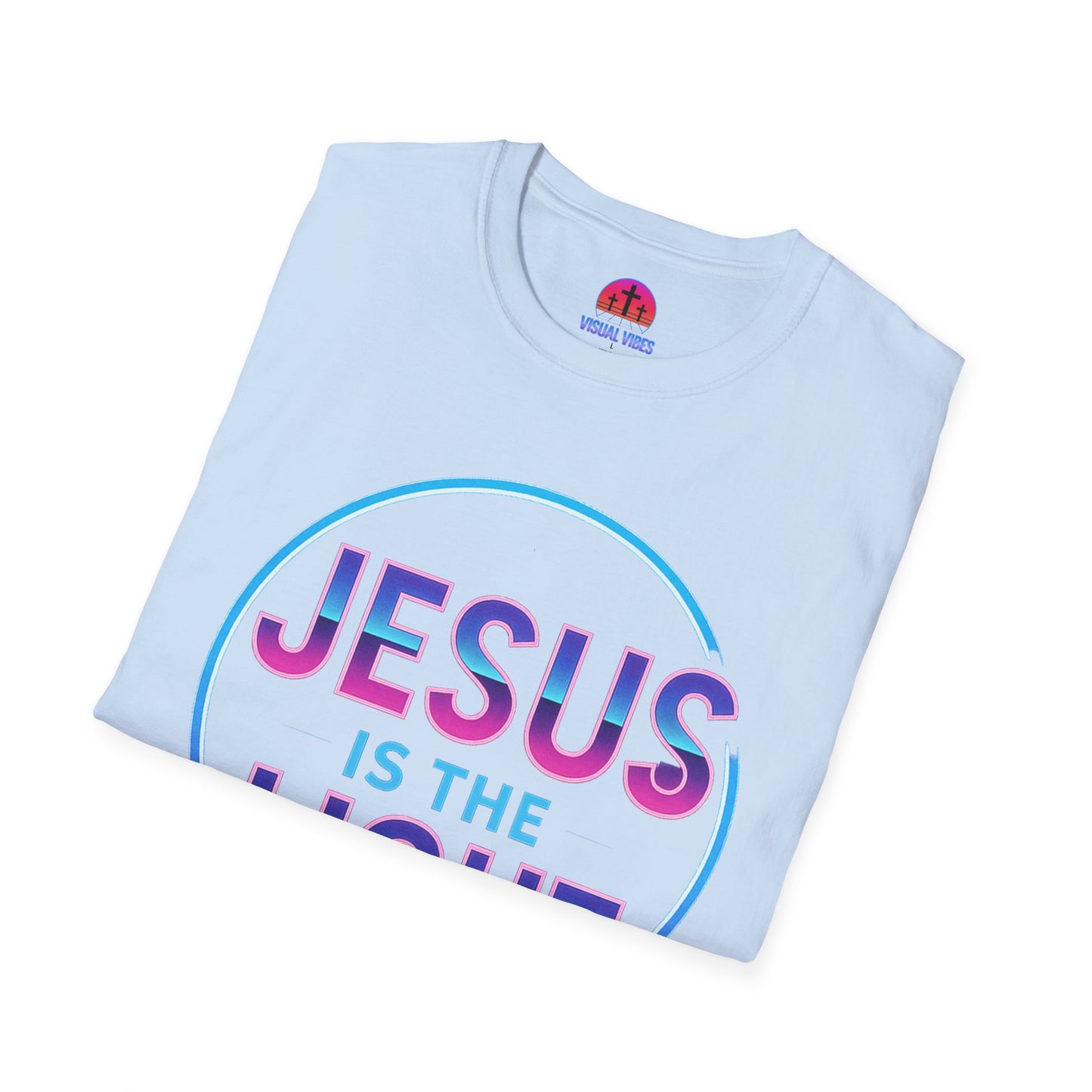 Jesus is the Light T-Shirt, Inspirational Shirt, Unisex Graphic Tee, Faith-Based Apparel, Christian Gift, Daily Wear